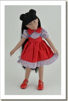 Affordable Designs - Canada - Leeann and Friends - Vintage Dress and Shoes Set - Outfit