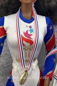 Mattel - Barbie - Olympic Gymnast - African American - кукла