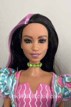 Mattel - Barbie - Color Reveal - Barbie - Wave 12: Sweet Fruit - Pink - кукла