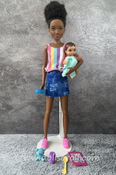 Mattel - Barbie - Skipper Babysitters Inc. - Skipper & Baby - African American - Poupée