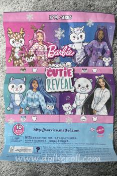 Mattel - Barbie - Cutie Reveal - Barbie - Wave 03: Snowflake Sparkle - Polar Bear - Doll