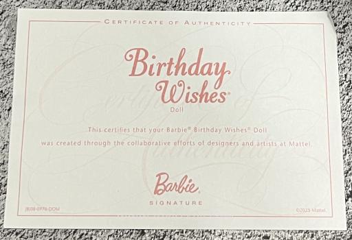 Mattel - Barbie - Birthday Wishes 2025 - кукла