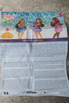 Mattel - Barbie - Party Unboxed - Glam Party - Chelsea - Caucasian - Poupée
