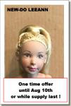 Affordable Designs - Canada - Leeann and Friends - 2017 Basic Leeann - Blonde Hair/Brown Eyes