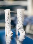 JAMIEshow - JAMIEshow - Lace Cut High Heel Boots