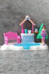Mattel - Barbie - Mini Barbieland - Ice Skating Rink
