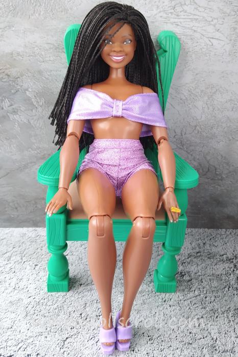 2024 Fashionistas Down Syndrome African American on collector curvy body
