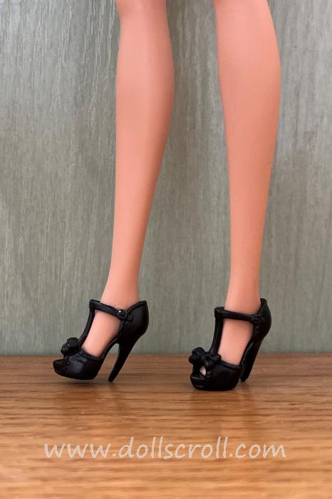 Platform T-strap Peep-toe D'Orsay Shoes with Bows